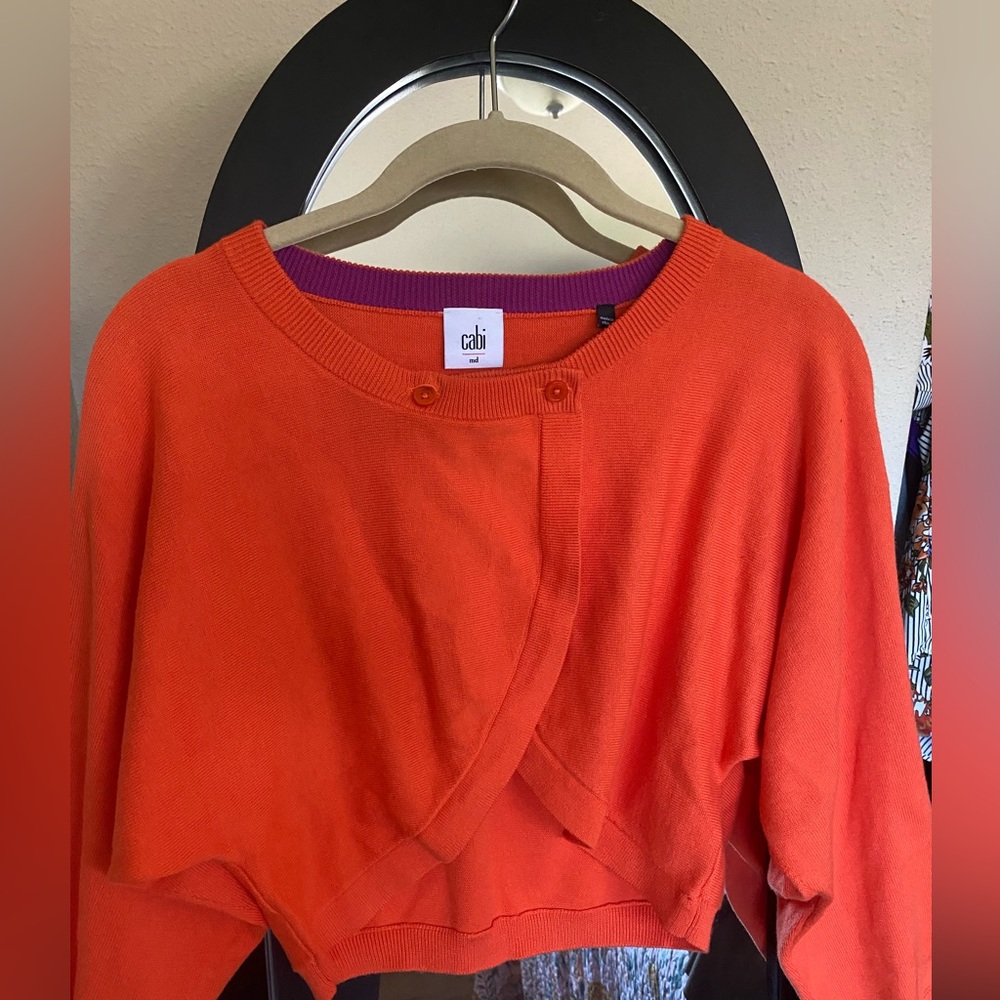 ORANGE SUMMER CARDIGAN